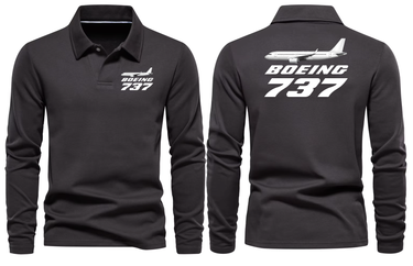 BOEING 737 LONG SLEEVE POLO